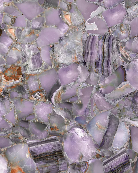 Glacier Amethyst kuvars deseni