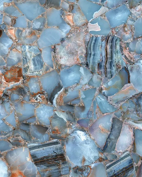 Glacier Blue kuvars deseni